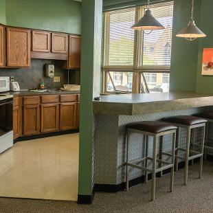 The kitchen area for Durfee Hall