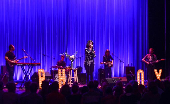 Phox performing at Hope College