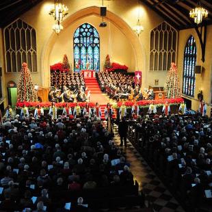 The Christmas Vespers program, held every year.