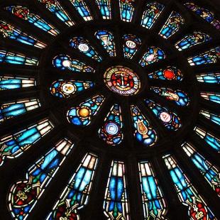 Dimnent Memorial Chapel's rose window