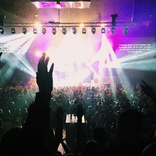 Rock concert for Christ In Youth Move.