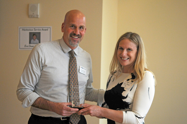 Tim Schoonveld and Elinor Jordan - Hope for Humanity Award Recipient