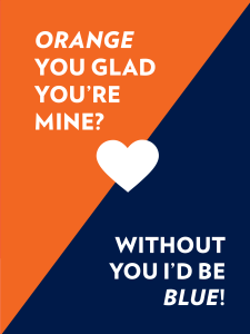 Orange you glad you're mine card