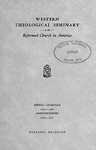 西方神学院目录:1949 - 1950年由西方神学院