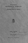 西方神学院目录:1959 - 1960年由西方神学院