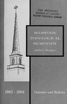 西方神学院目录:1963 - 1964年由西方神学院